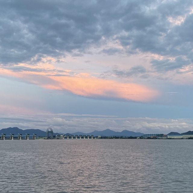요즘은 산책도 바닷가에서 한다며 ? | 목포 평화광장
