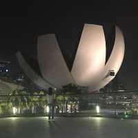 Lotus structure at Marina Bay