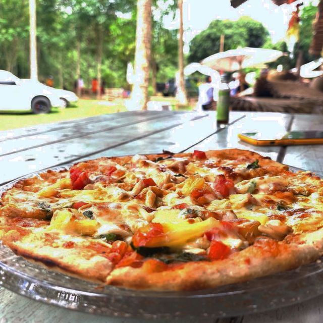 "ในสวนศรี"  pizza homemade 