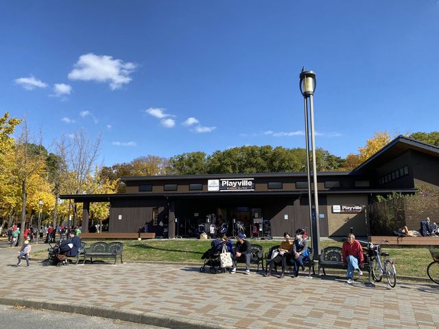 『大阪城公園』の『噴水広場』周辺