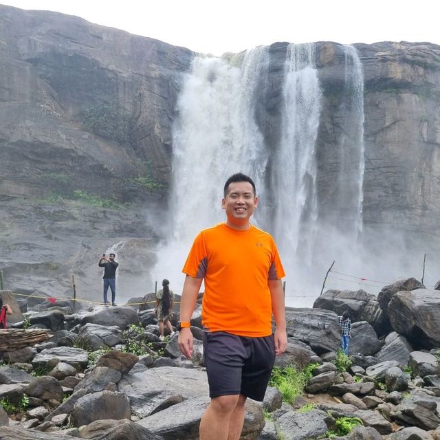 The Bottom Of Athirapilly Waterfalls