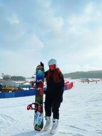 Snowboarding in Changbaishan⛷🏔