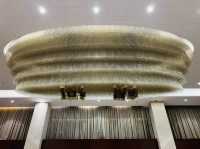 The beautiful chandeliers and views of Galaxy