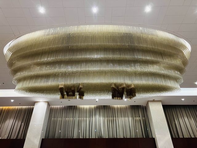 The beautiful chandeliers and views of Galaxy