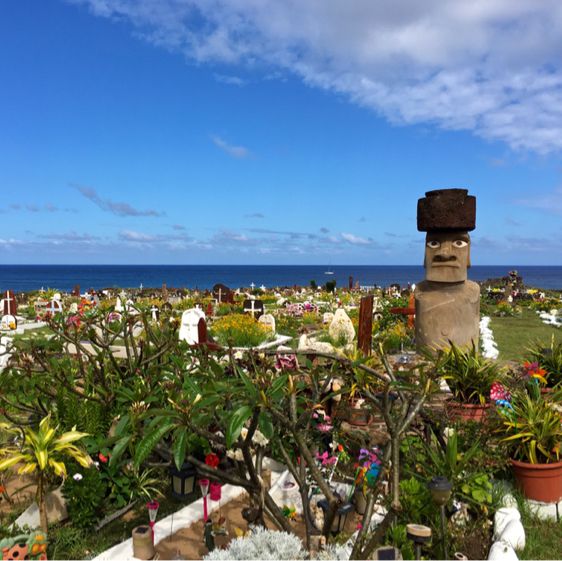 Moai in most remote inhabited island