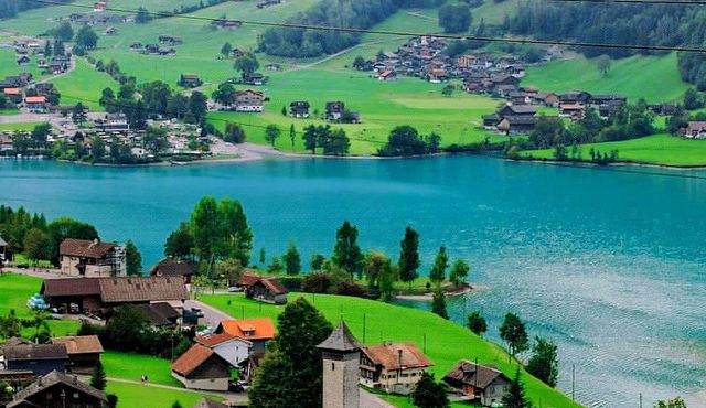 Switzerland's Lungern, this must be the fairy tale town on earth.