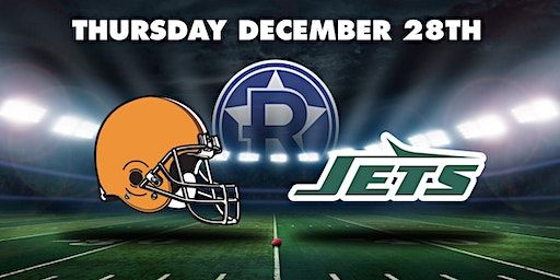 NFL Jets vs Browns- Football Watch Party (Thursday) | The Revel Patio Grill