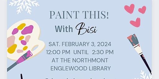 Paint This! Early Winter February Morning | Dayton Metro Library - Northmont Branch