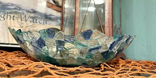 Nauti Sea Glass Bowl | Tipsy Whale Mercantile