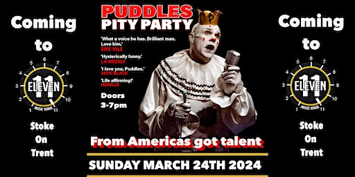 Puddles Pity Party live at Eleven Stoke | Eleven