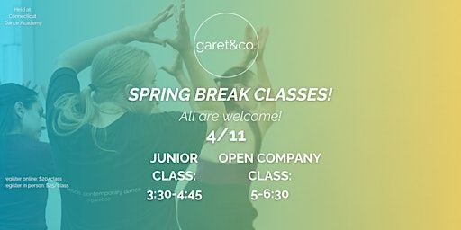 Garet&Co Junior Class: Spring Break! | Connecticut Dance Academy