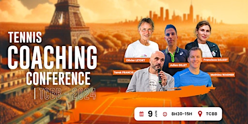 TENNIS COACHING CONFERENCE - TCBB 9 JUIN 2024 | Tennis Club Boulogne Billancourt