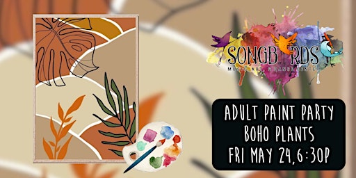 Boho Plants- Teens & Adults | Songbirds Music, Art, & Dance Center