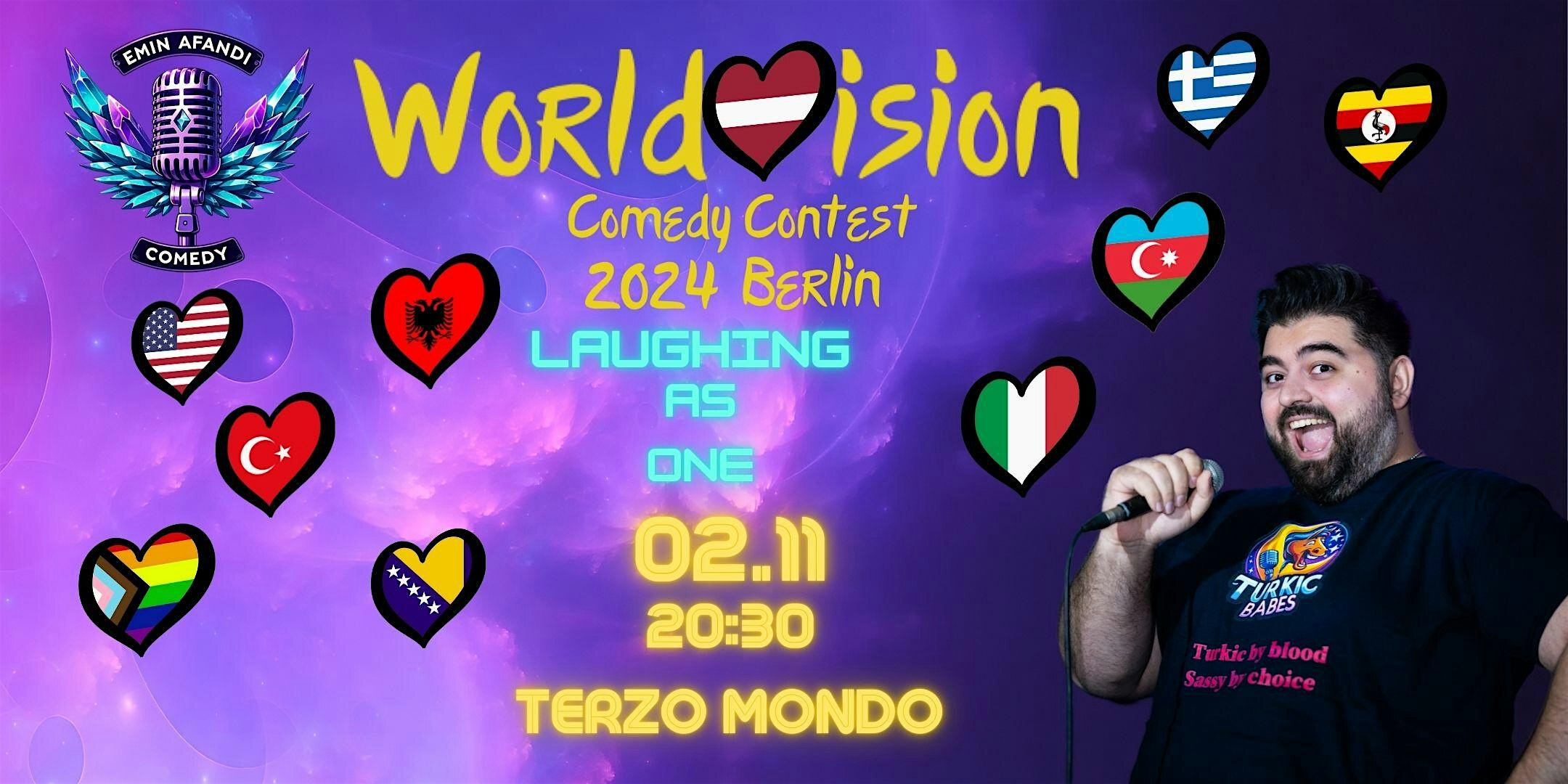 WorldVision Comedy Contest 02.11.2024 Berlin | Terzo Mondo