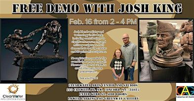 Cabarrus Art Guild - Free Demo with Josh King | ClearWater Arts Center & Studios
