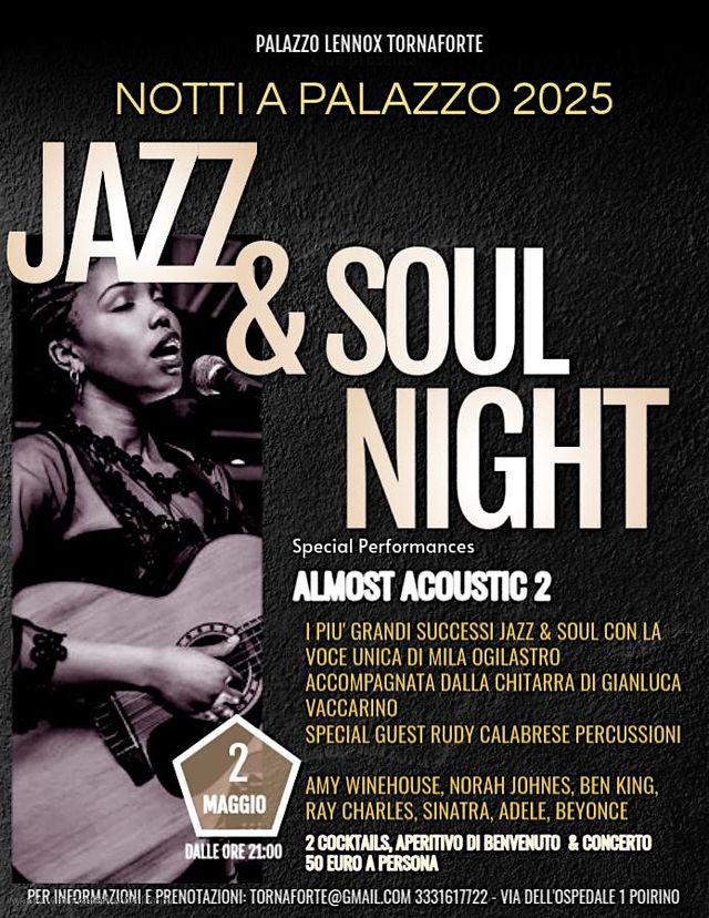 Jazz & Soul Live a Palazzo | Via dell'Ospedale, 1