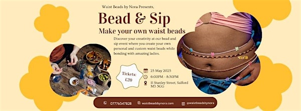 Bead and Sip - Make Your Own Waist Beads | 11 Stanley St