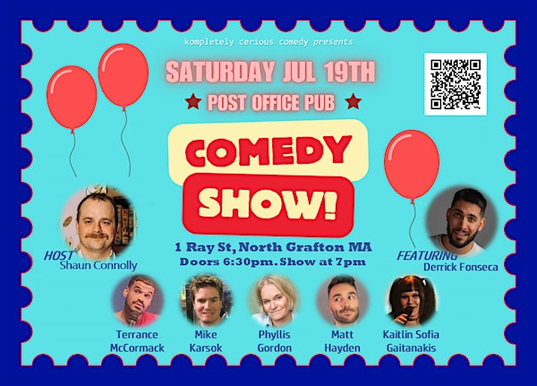 Comedy Show at the Post Office Pub (Grafton) | Post Office Pub Restaurant