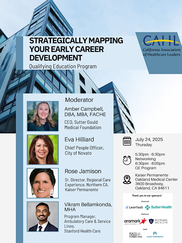 Strategically Mapping Your Early Career Development | Kaiser Permanente Oakland Medical Center