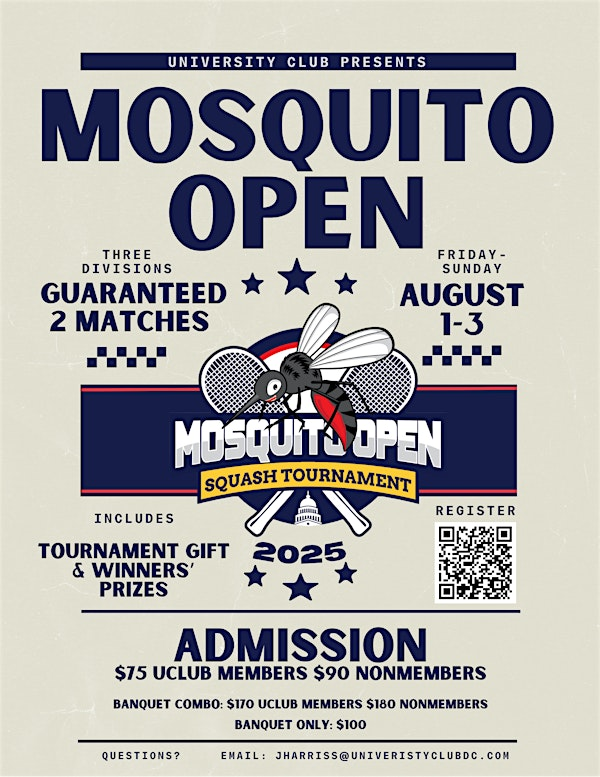 2025 Mosquito Open | University Club