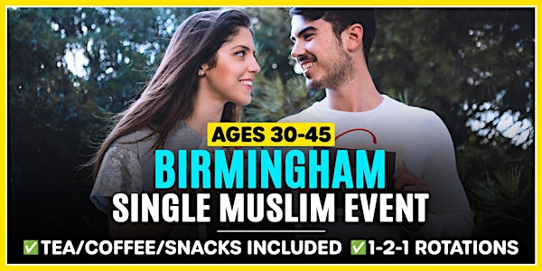 Birmingham Single Muslim Marriage Events for Ages 30-45 | Ibis Birmingham New Street Station