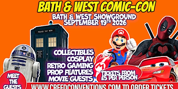 Bath & West Comic-Con | The Bath & West Showground