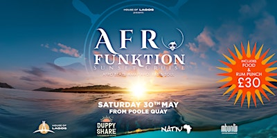 AFRO FUNKTION – THE SUNSET CRUISE | Poole Quay