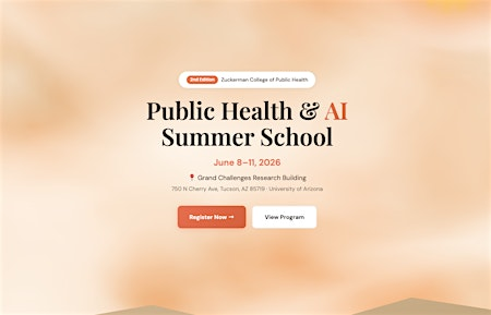 2nd Public Health & AI Summer School | Grand Challenges Research Building