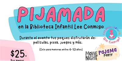 Pijamada | Biblioteca Infantil Lee Conmigo | Biblioteca Infantil ¡Lee Conmigo!