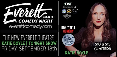 Katie Boyle in Everett! Premier Stand-Up Comedy! | Historic Everett Theatre