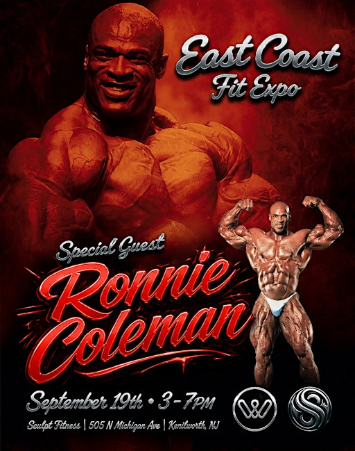 RONNIE COLEMAN meet and greet @ East Coast Fit Expo | Sculpt Fitness