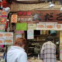 Famous Takoyaki at Ameyoko Shopping Street