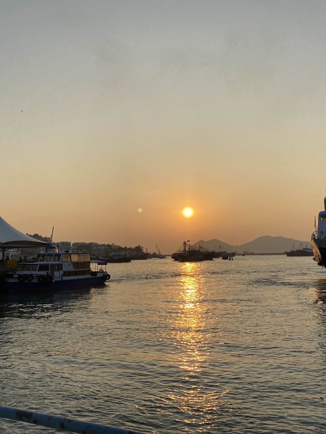 體驗長洲浪漫日落+海鮮之旅😋🌄