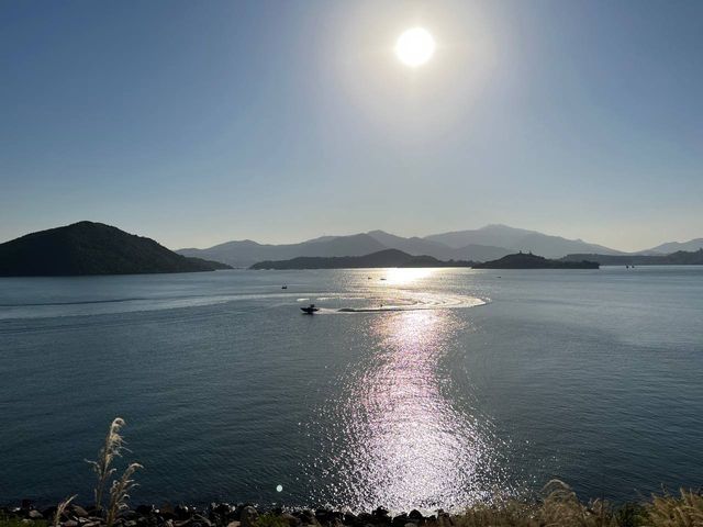 遠眺八仙嶺 — 船灣淡水湖主壩