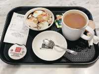 Coffee and toast fix at Jewel Changi