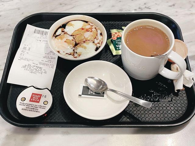 Coffee and toast fix at Jewel Changi