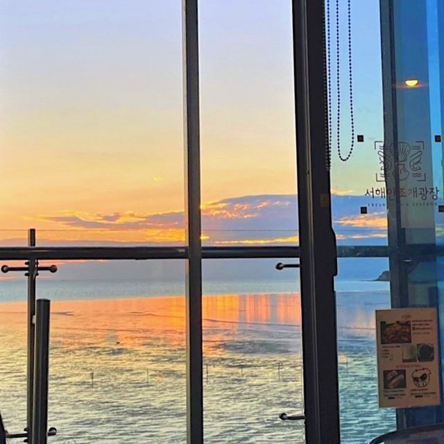 노을 보면서 조개구이 먹는 뷰 맛집 🌅⠀