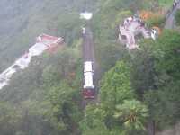 Taking the peak tram