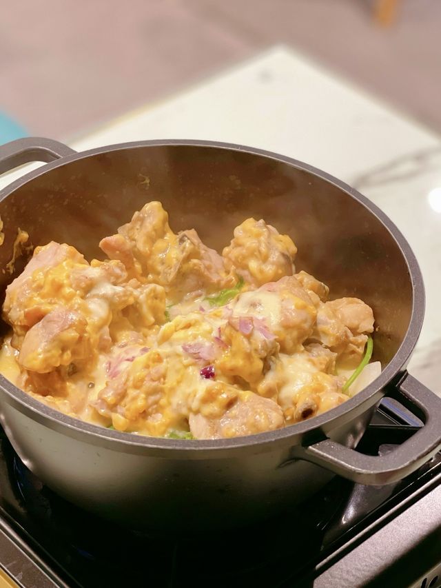 長沙灣🐓惹味芝士雞煲
