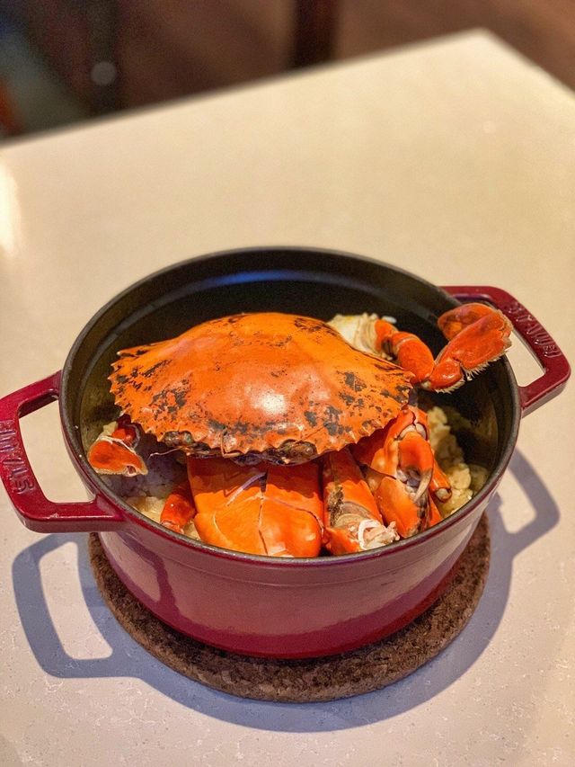 回味鮮活蟹鮑魚汁焗飯