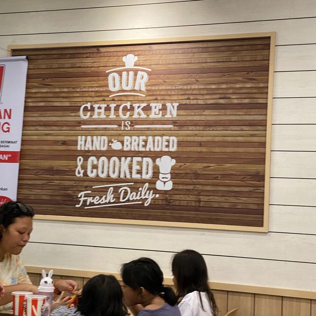 KFC, finger licking good chicken in JB