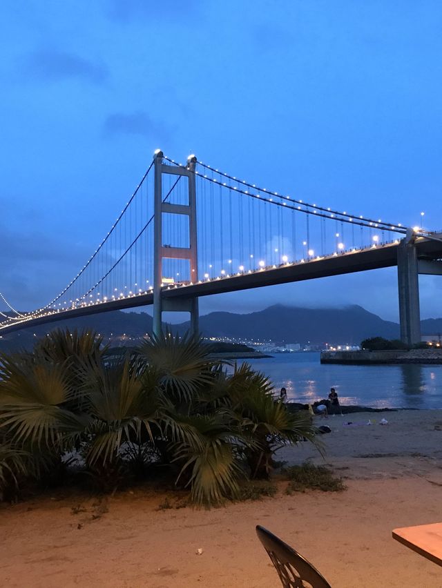 望住青馬大橋🌉享用晚餐的超浪漫情懷