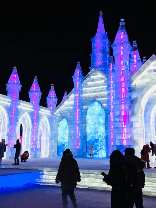 Harbin Snow and Ice Park, China ❄️☃️✈️