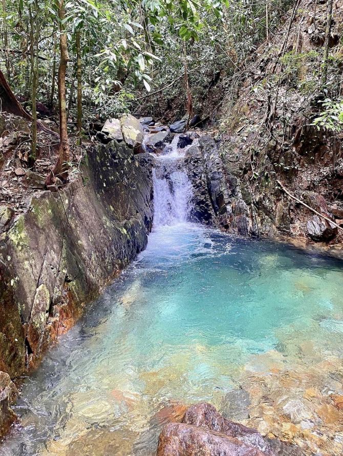 Telaga Tujuh Waterfall Langkawi Malaysia Telaga Tujuh