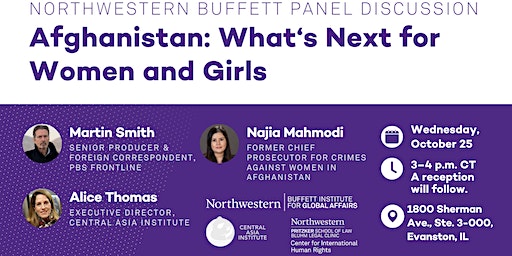 Afghanistan: What's Next for Women and Girls | Northwestern Buffett Event Space