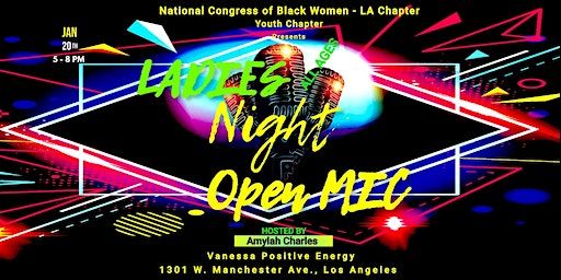 Ladies Night Open MIC | Vanessa's Positive Energy