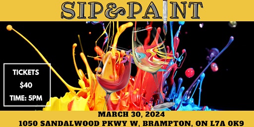 Sip & Paint | 1050 Sandalwood Pkwy W