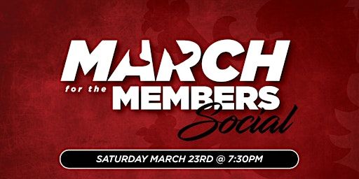 March for the Members Social | Riverside Theatre Building