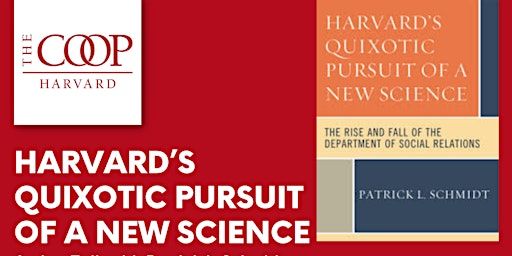 Author Event: Patrick Schmidt | The Coop Harvard