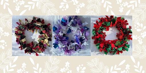 Festive Rag Wreaths with Jenni Payne - £35 | Florence Arts Centre